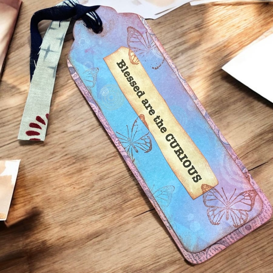Blessed are the Curious - Inspirational Bookmark