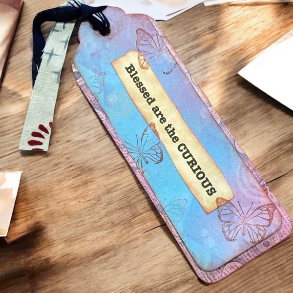 Blessed are the Curious - Inspirational Bookmark
