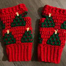 Handmade Crochet Fingerless Gloves