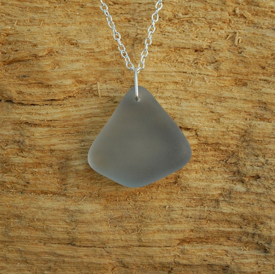 Beach glass pendant