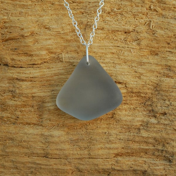 Beach glass pendant