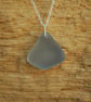 Grey sea glass pendant - Image 3