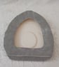 Ceramic Hand Painted Grey Stone Loving Pet Memorial Keepsake Photo Picture Frame - Image 3