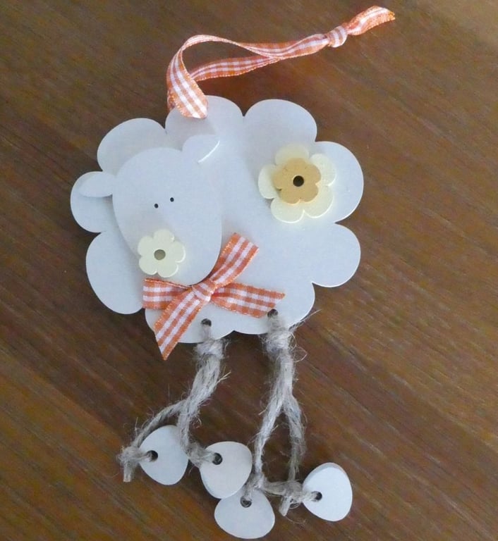 MDF sheep decoration