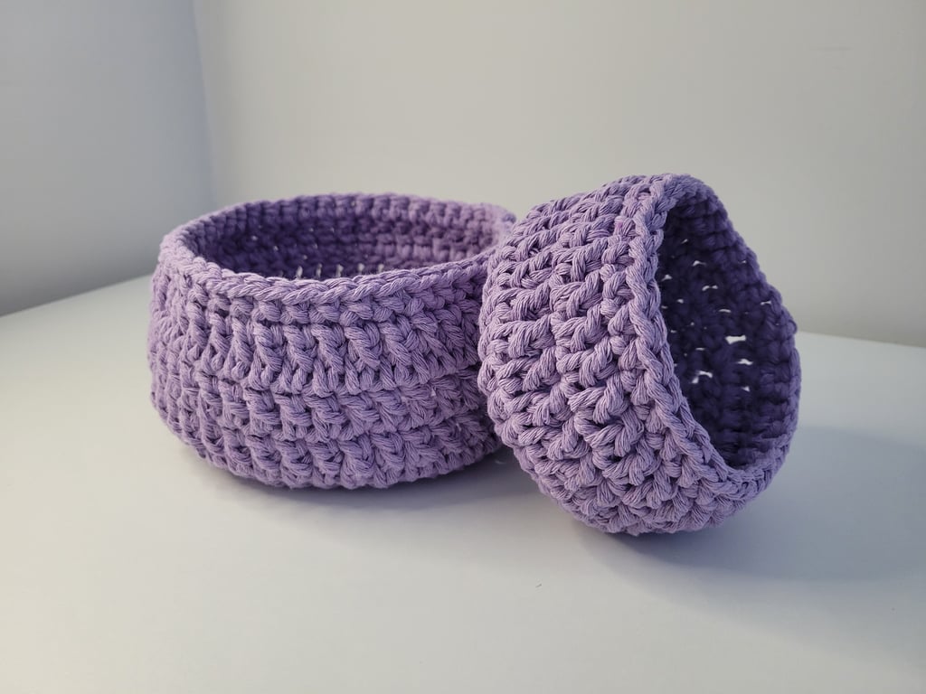 Crochet Bowl Basket