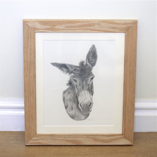 Seconds Sunday - Donkey Portrait - Original Art