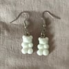White Gummy Bear Earrings
