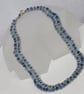Shades of Blue Netted Necklace - Image 5