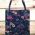 Floral tote bag