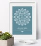 Wedding Butterflies Personalised Print, anniversary or wedding gift - Image 2