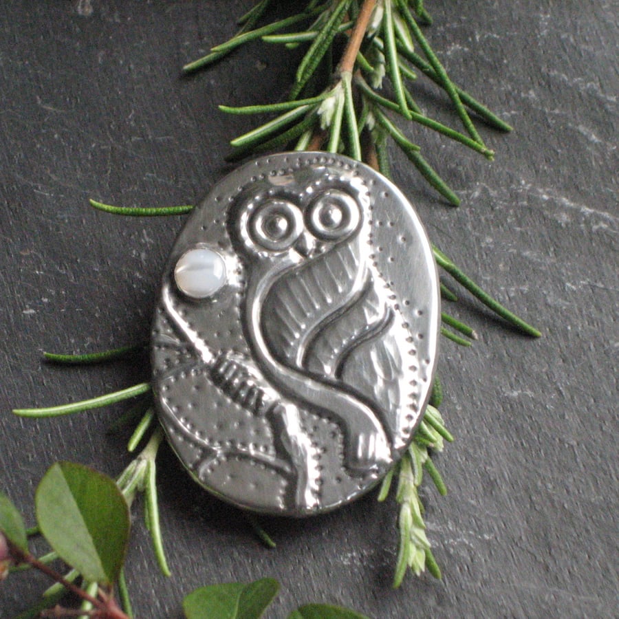 Owl Brooch