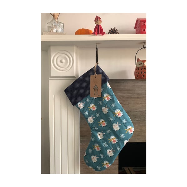 Penguin Christmas stocking