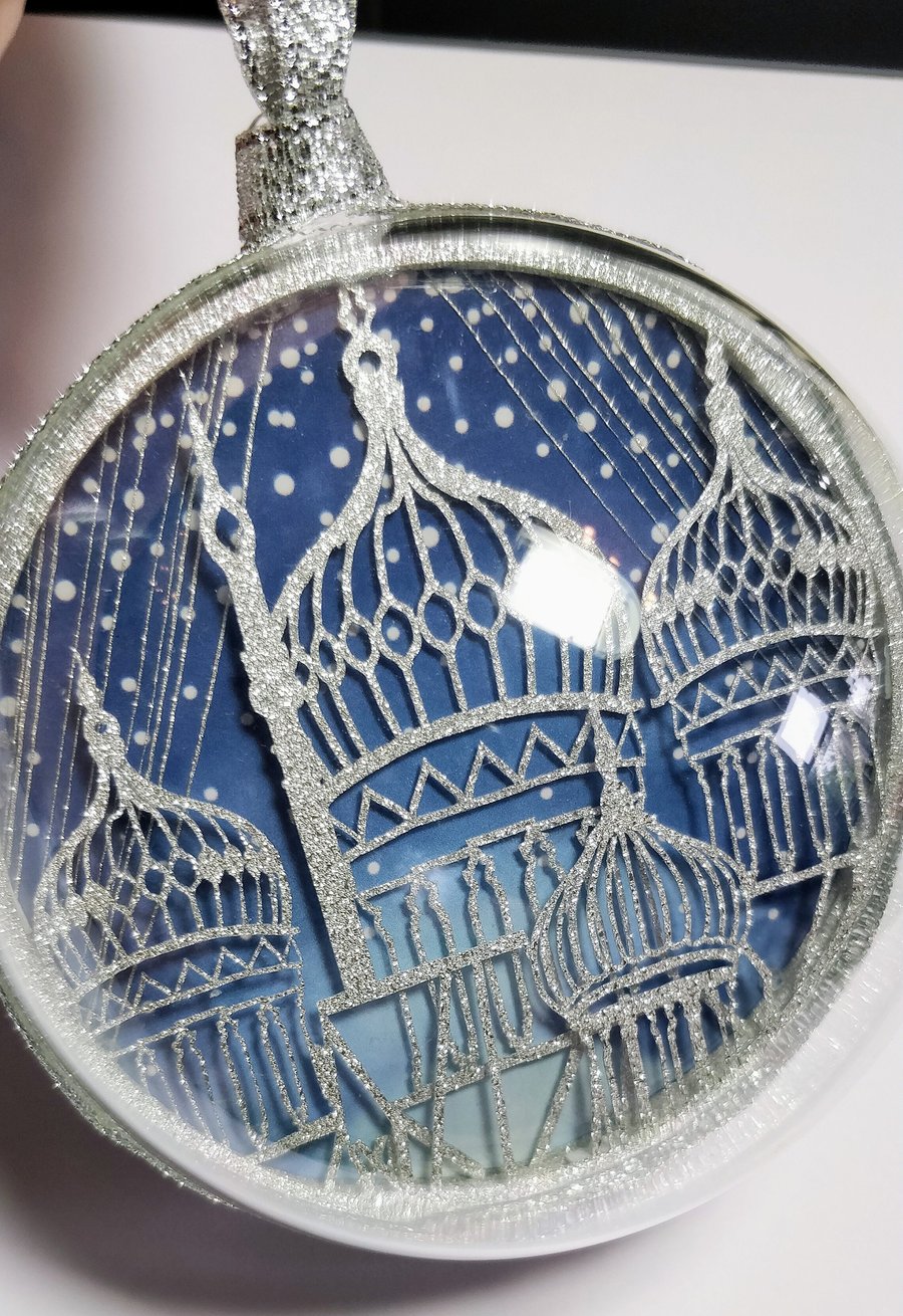 Yule Ball bauble - inspired by iconic ice sculpture