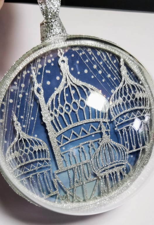 Yule Ball bauble - inspired by iconic ice sculpture
