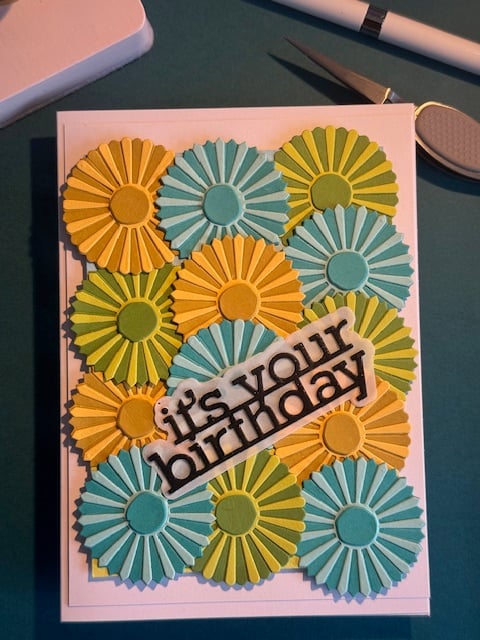 General blank cards. Unique design in a variation of colour