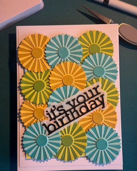 General blank cards. Unique design in a variation of colour