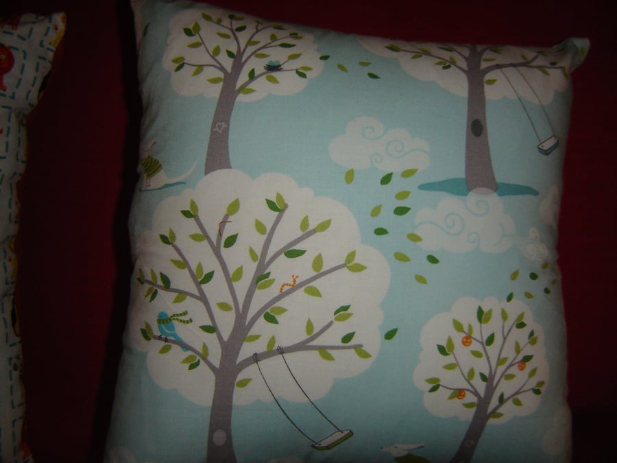 Handmade Cushion Cover - Swing on a Tree