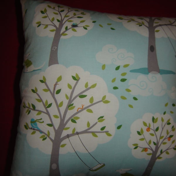 Handmade Cushion Cover - Swing on a Tree
