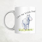 British Pony Mug with Watercolor Illustrations, Choose your breed