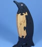 Free Standing Penguine Jigsaw Sculpture with a Satin Finish