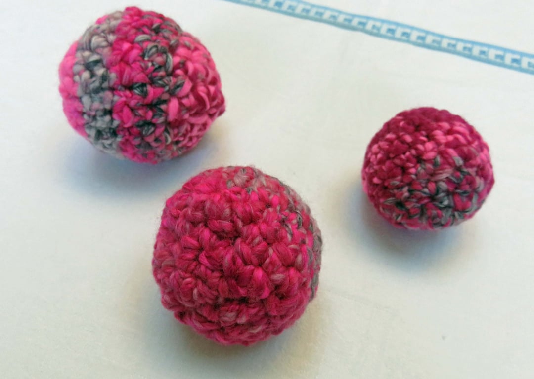 Pink Cat toy balls