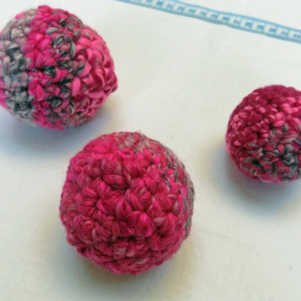 Pink Cat toy balls