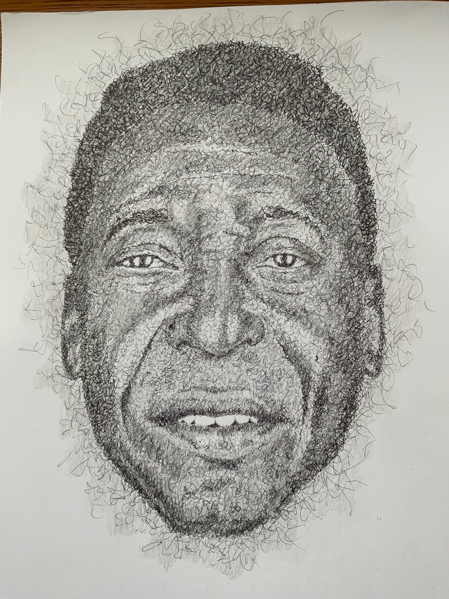 A portrait of Pele