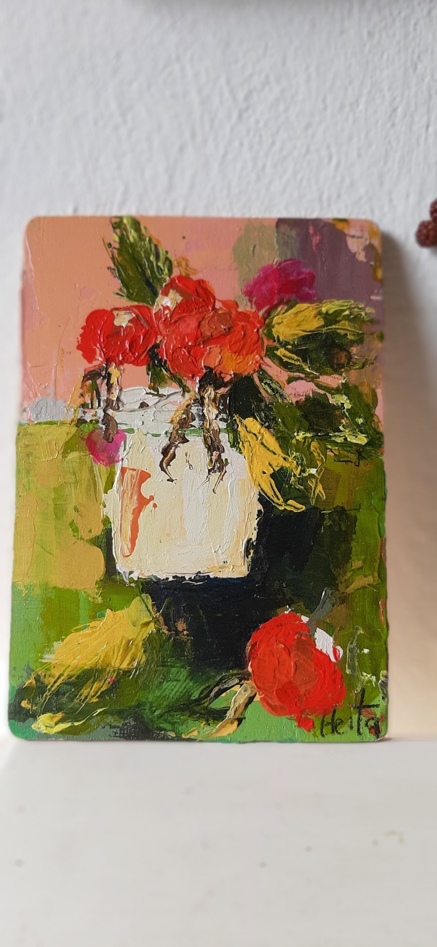 Autumn still life painting 