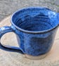 Wavy dark blue jug - Image 4