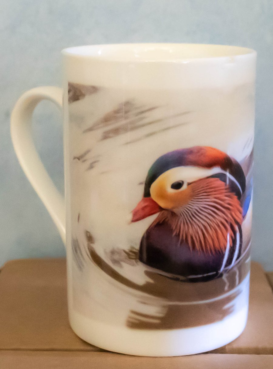 Porcelain Mug - Mandarin Duck