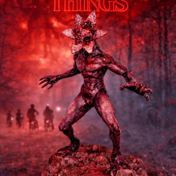 Demogorgon 3D Printed Figure Hand Painted Horror Display Model 200mm x 180mm