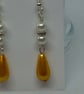 Golden Teardrop Earrings - Image 5