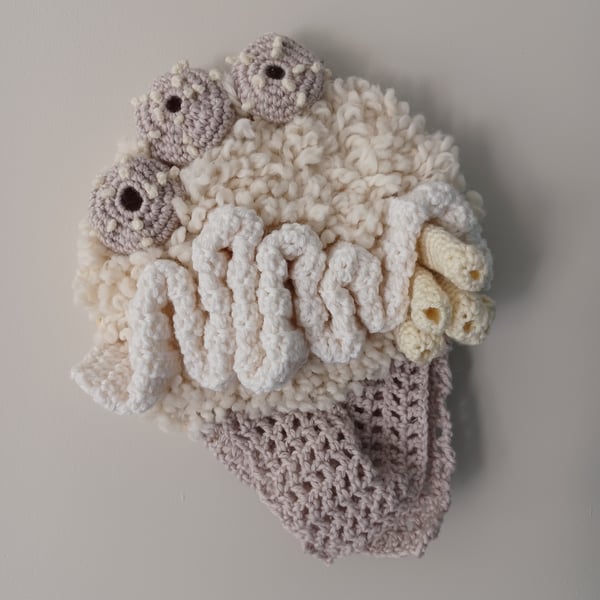 Neutral Coral Reef Wall Hanging
