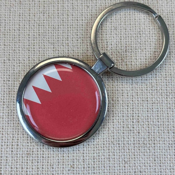 Bahrain Flag Keyring