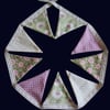 Tilda and polka dot mini (dresser) bunting in pink, green, cream and blue