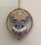 Miniature Jackalope Hoop Art Hanger - Image 10