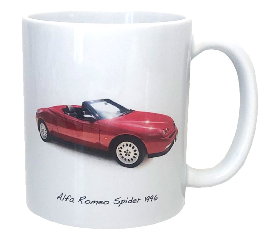 Alfa Romeo Spider 1996 - 11oz Ceramic Mug 