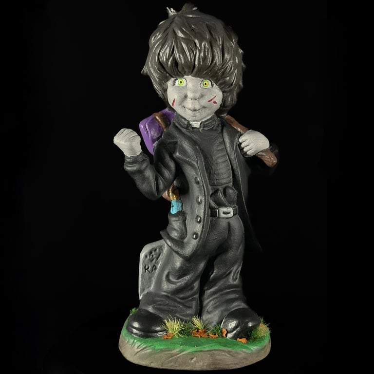 Unholy Upcycles 'Take Me' Upcycled Figurine Hand Painted OOAK