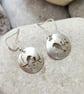 Bird earrings in sterling silver - Image 3
