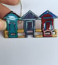 Hand Enamelled Wells-next-the-Sea Beach Huts - Image 7