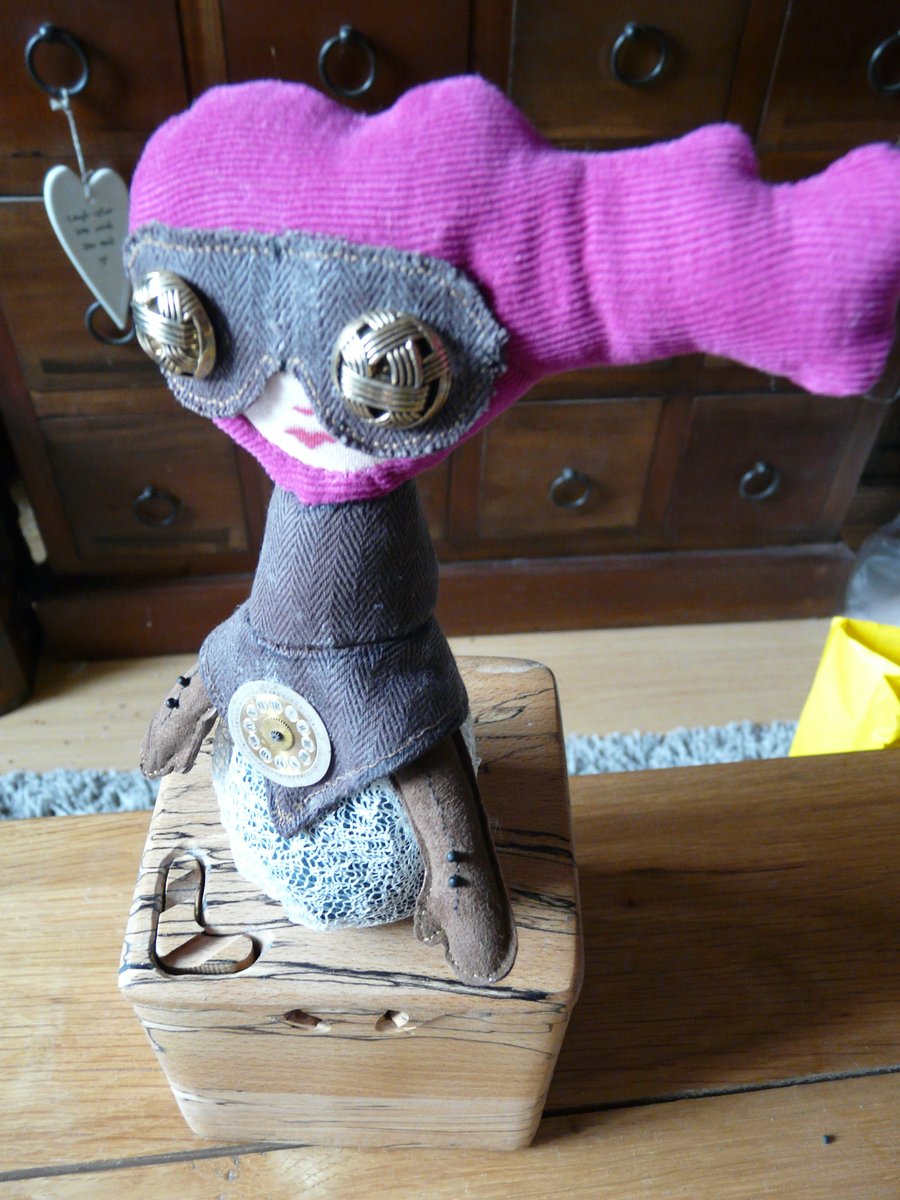 Steam Punk Softies! One off steam punk toys