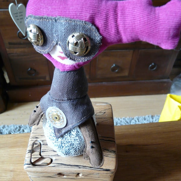 Steam Punk Softies! One off steam punk toys