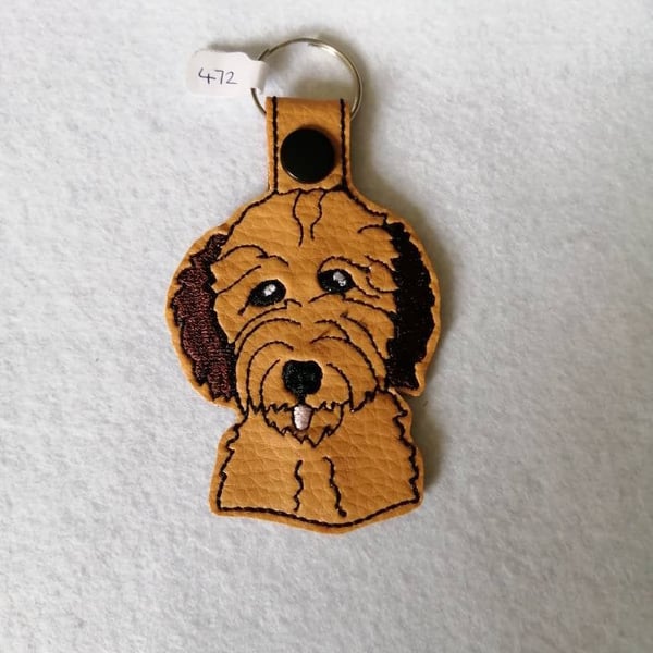 472. Cockerpoo keyring.