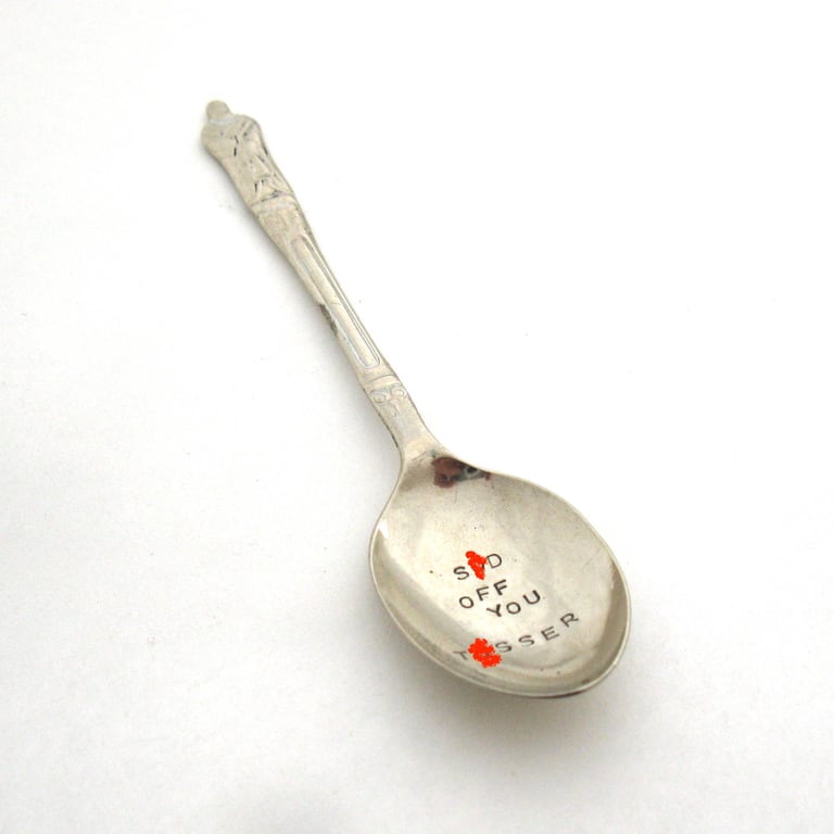 Rude Sweary Apostle Coffee Spoon, S-d Off You T-sser