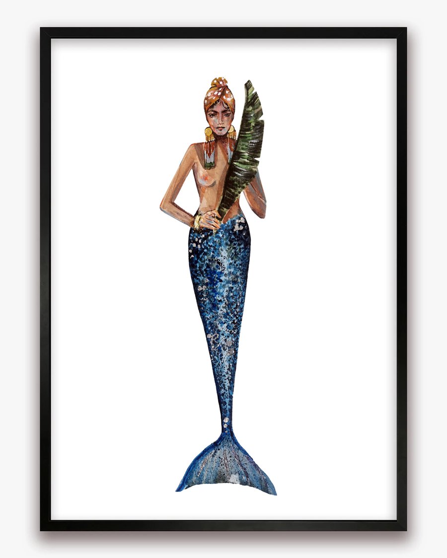 Marvi Mermaid Print