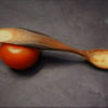 Apple wood Condiment Scoop