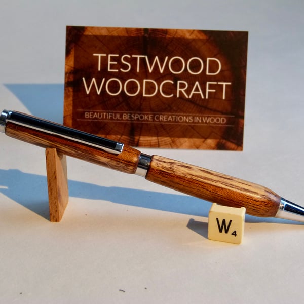 Handcrafted wooden pen