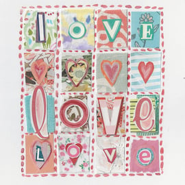 Love love love greetings card