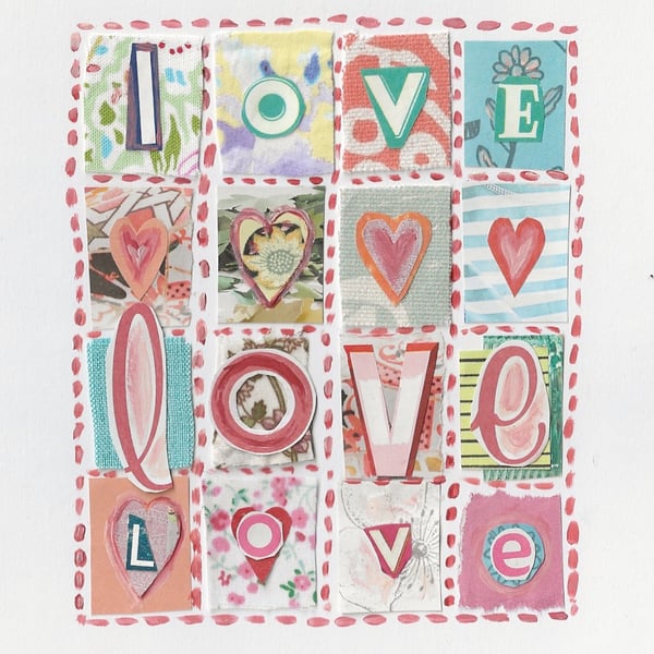 Love love love greetings card