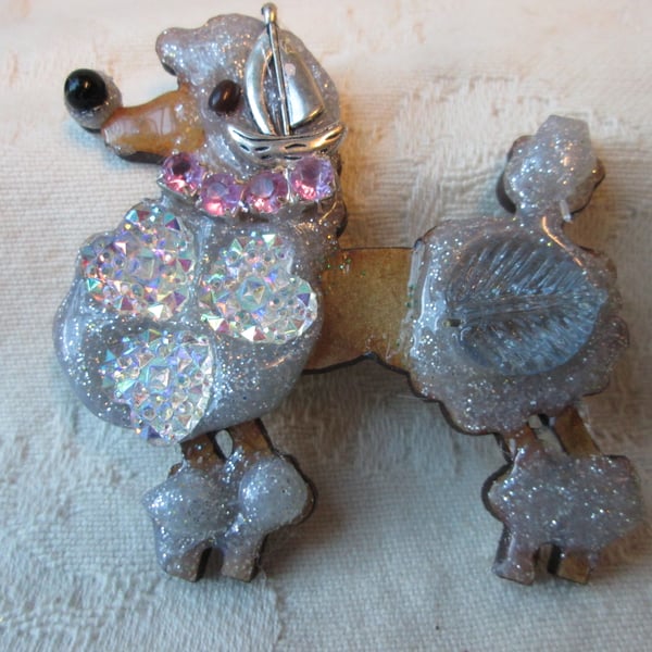 Poodle Brooch